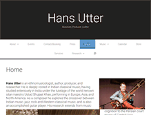 Tablet Screenshot of hansutter.com